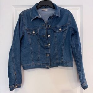 Ink Denim Blue Jean Jacket blend womens Small